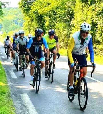 Les cyclistes de Cyclobelbeuf en sortie