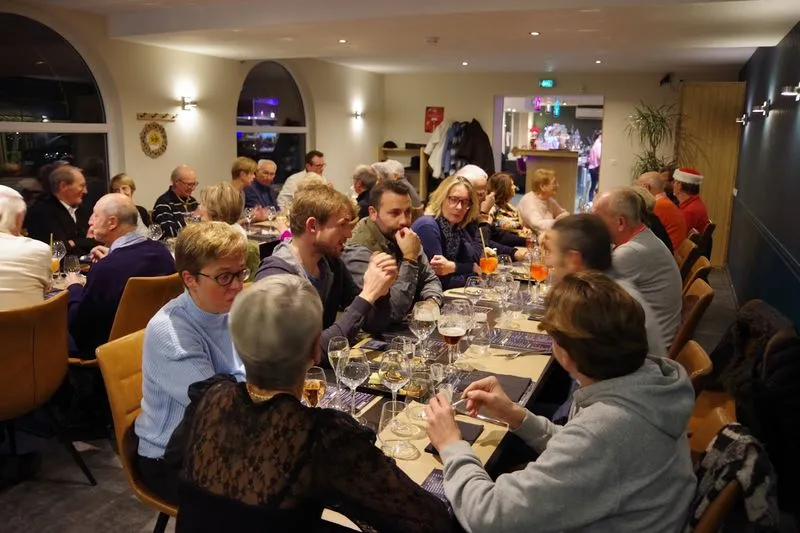 Lors du repas de fin d'année du club Cyclobelbeuf