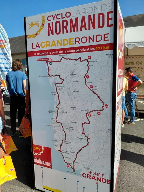 Le tracé du parcours de la GrandeRonde
