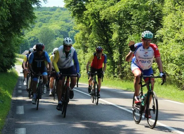 Cyclistes de Cyclobelbeuf en sortie